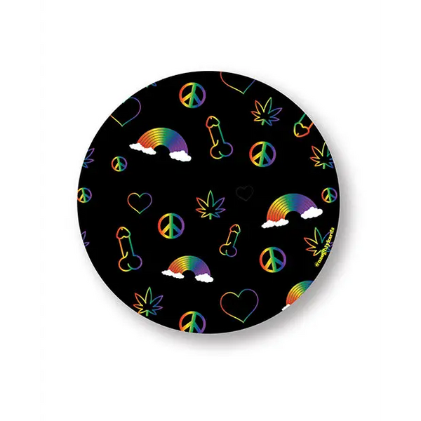 Rainbow Penis Naughty Sticker - Pack of 3 - Novelties