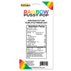 Rainbow Pussy Pops Carded - Bachelorette & Party Supplies