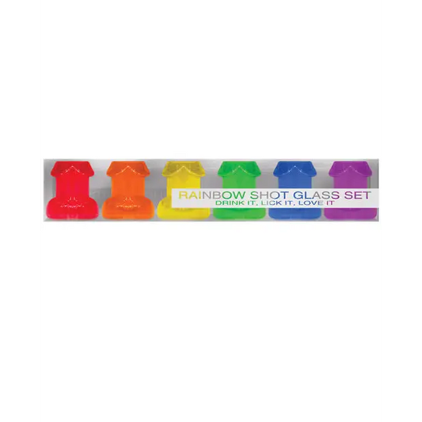 Rainbow Shot Glass Set - Bachelorette & Party Supplies