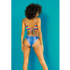 Rainbow Top & Strappy Micro Mini Shorts Chambray Prints S/M - Lingerie - Packaged