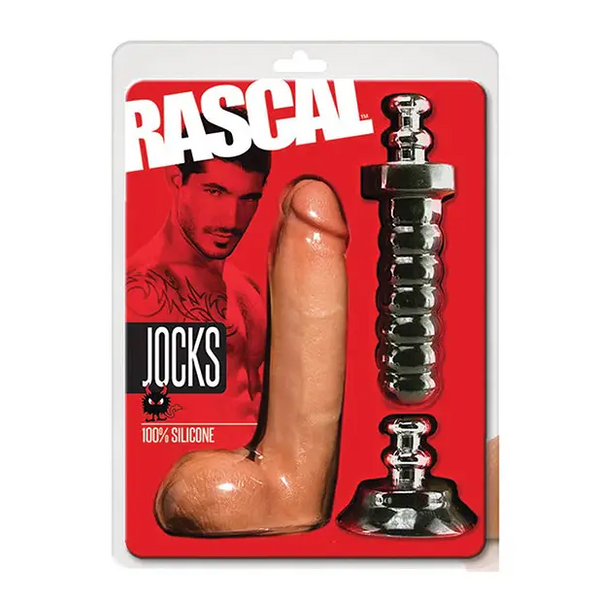Rascal 8.5’’ Cock w/Rammer & Suction - Dongs & Dildos