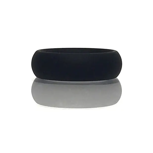 Rascal The Brawn Silicone Cock Ring - Black - Gay & Lesbian Products