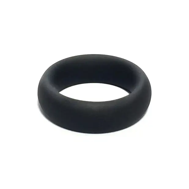 Rascal The Brawn Silicone Cock Ring - Black - Gay & Lesbian Products