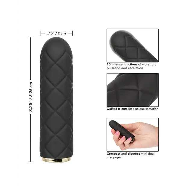 Raven Quilted Seducer - Vibrators