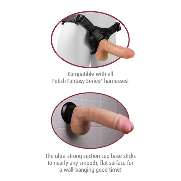 Real Feel Deluxe No. 5 8’’ Vibe Waterproof - Brown - Vibrators