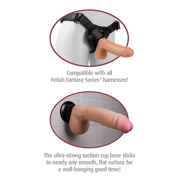 Real Feel Deluxe No. 5 8’’ Vibe Waterproof - Flesh - Vibrators