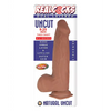 Realcocks Dual Layered Uncut Sliders 9.25’’ Thick Shaft - Brown - Dongs & Dildos