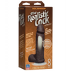 Realistic 8’’ Ultraskyn Cock w/Balls - Brown - Dongs & Dildos