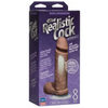 Realistic 8’’ Ultraskyn Cock w/Balls - Brown - Dongs & Dildos