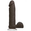 Realistic 8’’ Ultraskyn Cock w/Balls - Brown - Dongs & Dildos