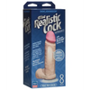 Realistic 8’’ Ultraskyn Cock w/Balls - White - Dongs & Dildos