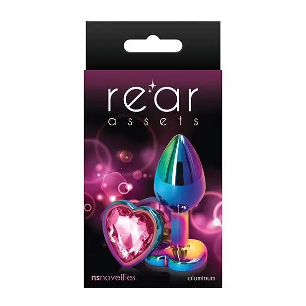 Rear Assets Multicolor Heart Small - Pink - Anal Products