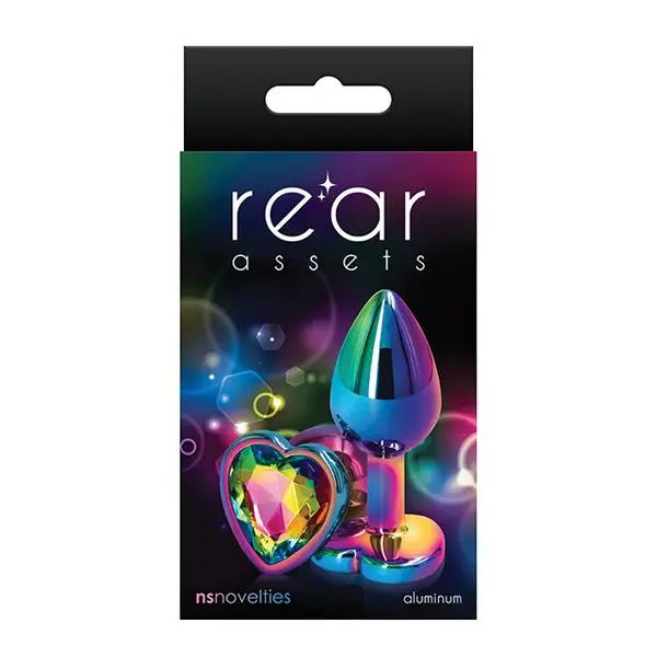 Rear Assets Multicolor Heart Small - Rainbow - Anal Products