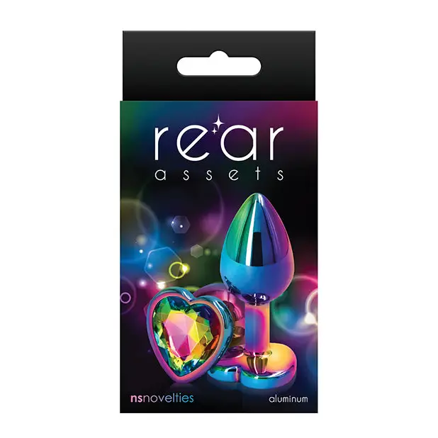 Rear Assets Multicolor Heart Small - Rainbow - Anal Products
