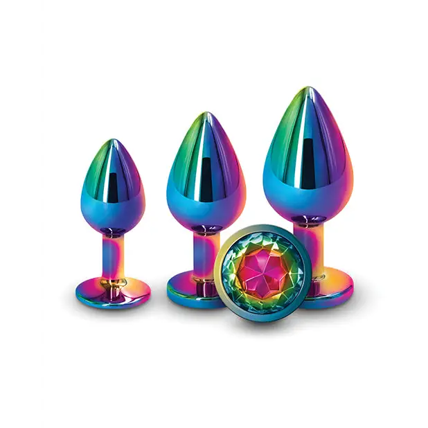 Rear Assets Rainbow Gem Anal Trainer Kit - Multi Color - Anal Products