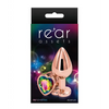Rear Assets Rose Gold Heart Medium - Rainbow - Anal Products