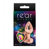 Rear Assets Rose Gold Heart Small - Rainbow - Anal Products