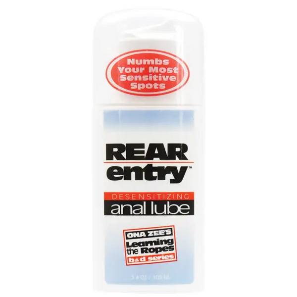 Rear Entry Desensitizing Anal Lube - 3.4 oz - Lubricants