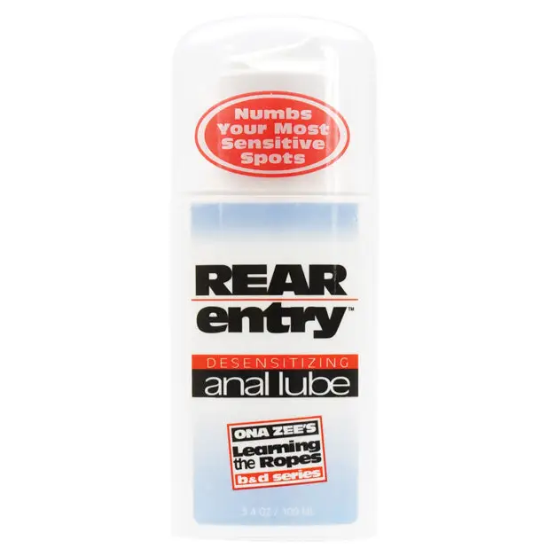 Rear Entry Desensitizing Anal Lube - 3.4 oz - Lubricants