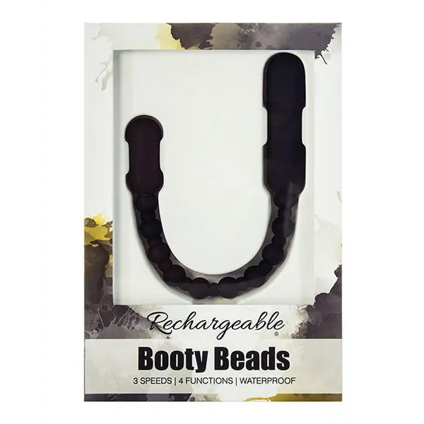 Rechargeable Booty Beads - Black - Anal Products
