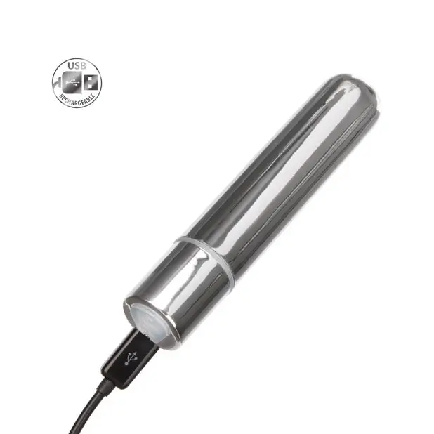 Rechargeable Bullet - Silver - Stimulators