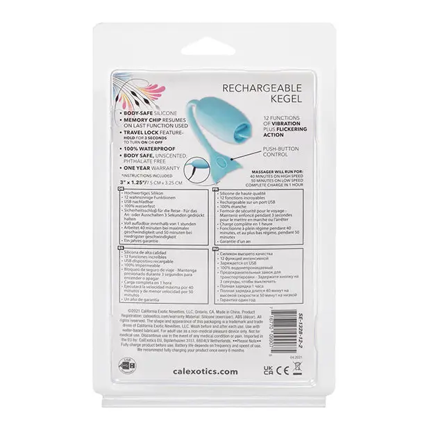 Rechargeable Kegel Teaser - Blue - Sexual Enhancers