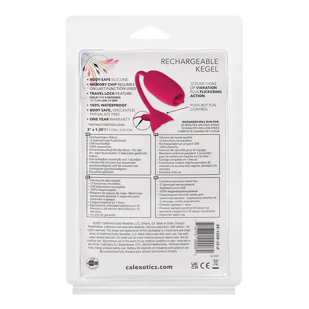 Rechargeable Kegel Teaser - Pink - Sexual Enhancers