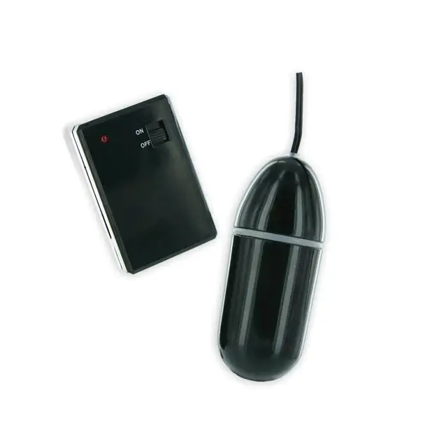 Remote Control Bullet Waterproof - Black - Stimulators