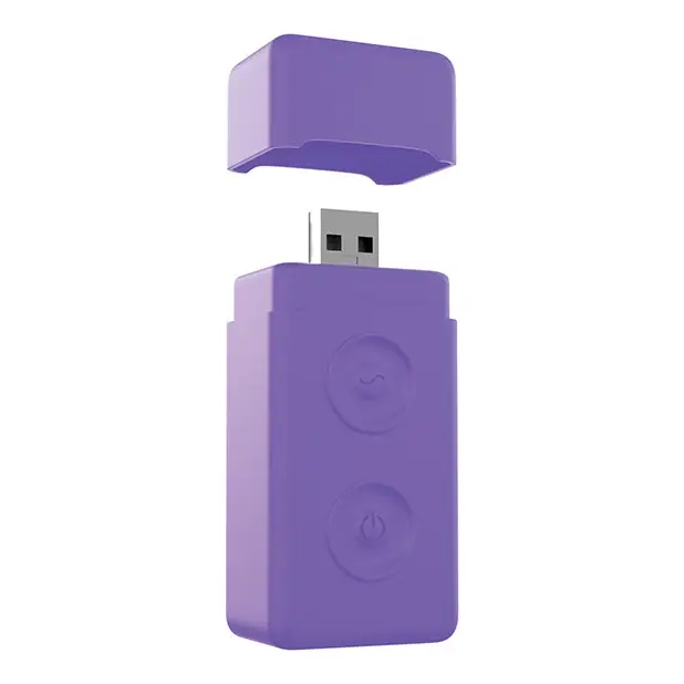 Remote Control Bullet Waterproof - Purple - Stimulators