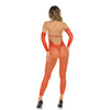 Rene Rofe Laced With You Bodystocking Red O/S - Lingerie - Packaged