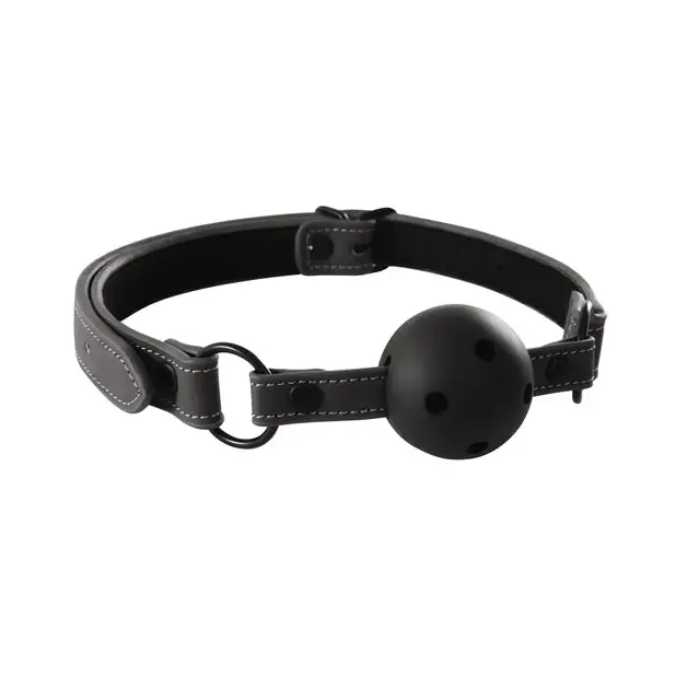 Renegade Bondage Ball Gag - Black - Bondage Blindfolds & Restraints