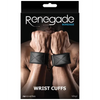 Renegade Bondage Wrist Cuffs - Black - Bondage Blindfolds & Restraints