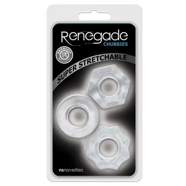 Renegade Chubbies 3 pack - Clear - Penis Enhancement