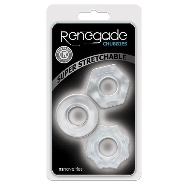 Renegade Chubbies 3 pack - Clear - Penis Enhancement