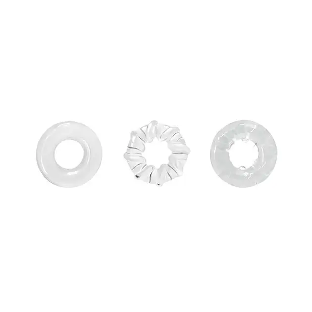 Renegade Dyno Rings - Clear - Penis Enhancement