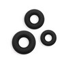 Renegade Fireman Cock Rings - Pack of 3 Black - Penis Enhancement