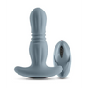 Renegade Gemini Anal Plug Vibrator w/Remote - Gray - Anal Products