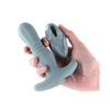 Renegade Gemini Anal Plug Vibrator w/Remote - Gray - Anal Products
