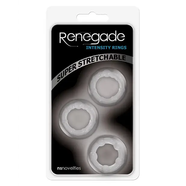 Renegade Intensity Rings - Clear - Penis Enhancement