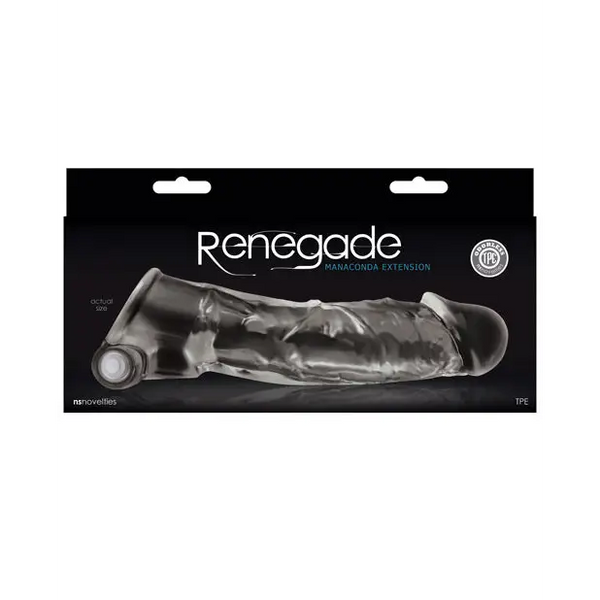 Renegade Manaconda Extension - Clear - Penis Enhancement