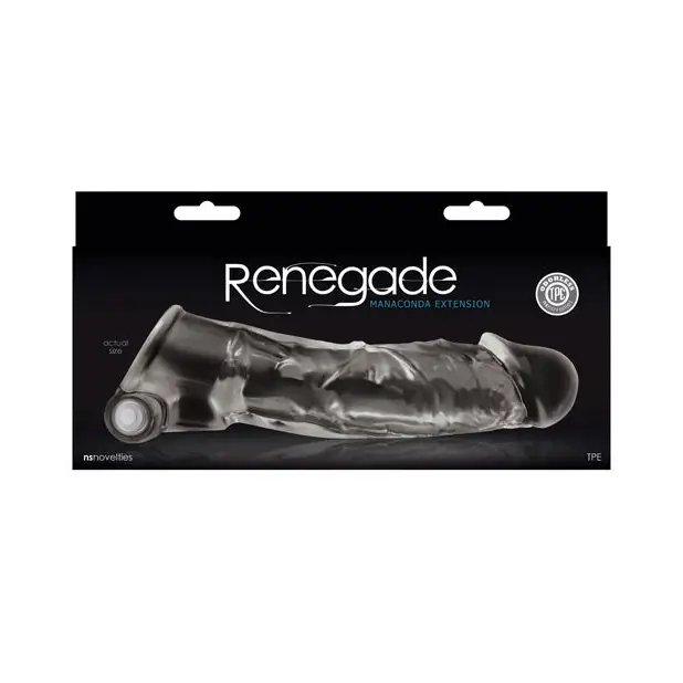 Renegade Manaconda Extension - Clear - Penis Enhancement