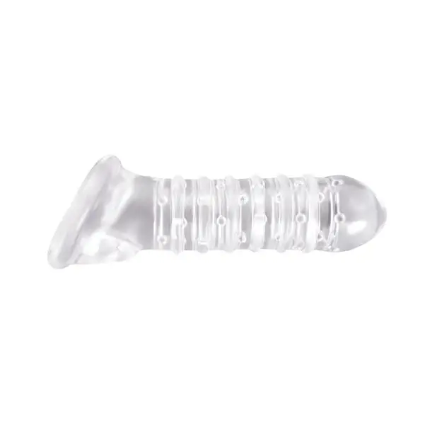 Renegade Ribbed Sleeve - Clear - Penis Enhancement