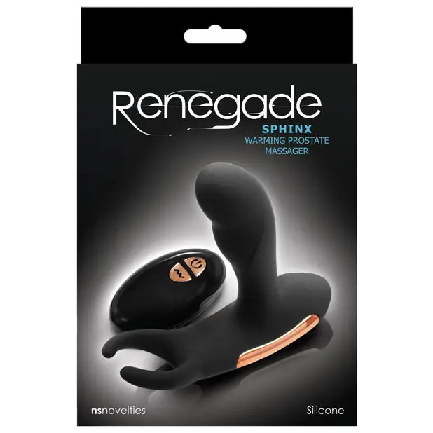 Renegade Sphinx Warming Prostate Massager - Black - Anal Products
