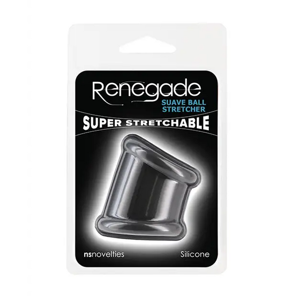 Renegade Suave Ball Stretcher - Black - Penis Enhancement