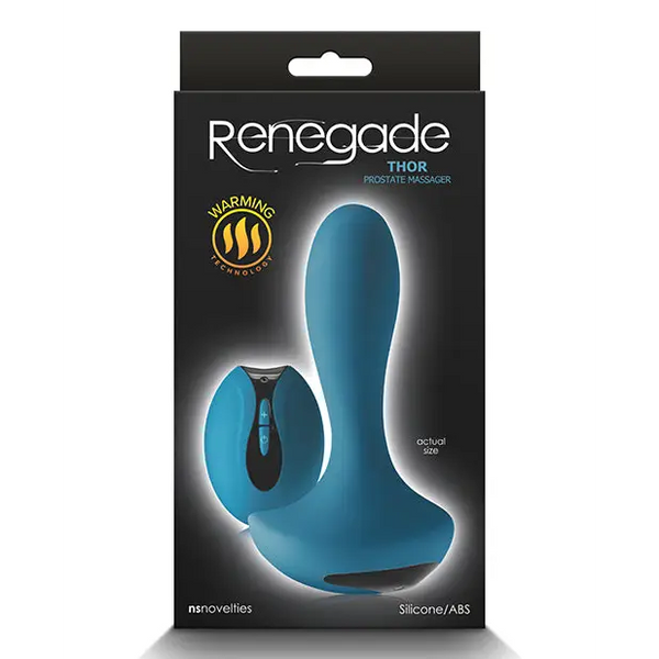 Renegade Thor Prostate Massager w/Remote - Teal - Anal Products