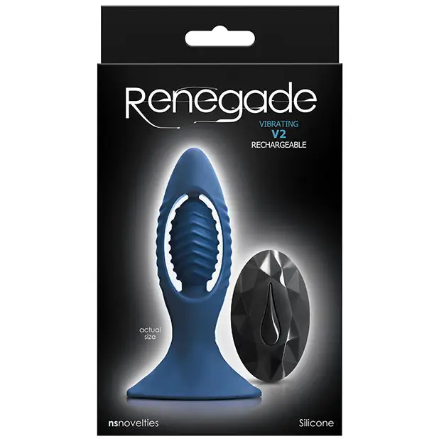 Renegade V2 w/Remote - Blue - Anal Products