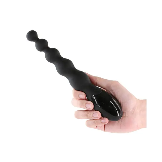 Renegade Virtua Digital Beaded Anal Vibrator - Black - Anal Products