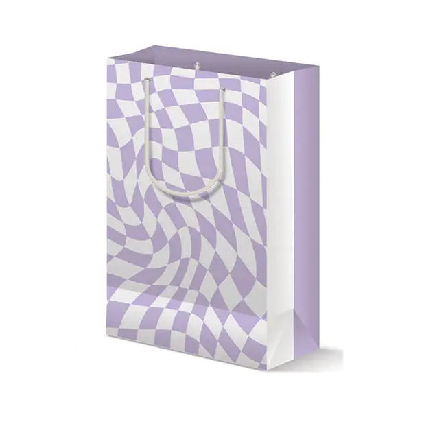 Retro Purple Gift Bag