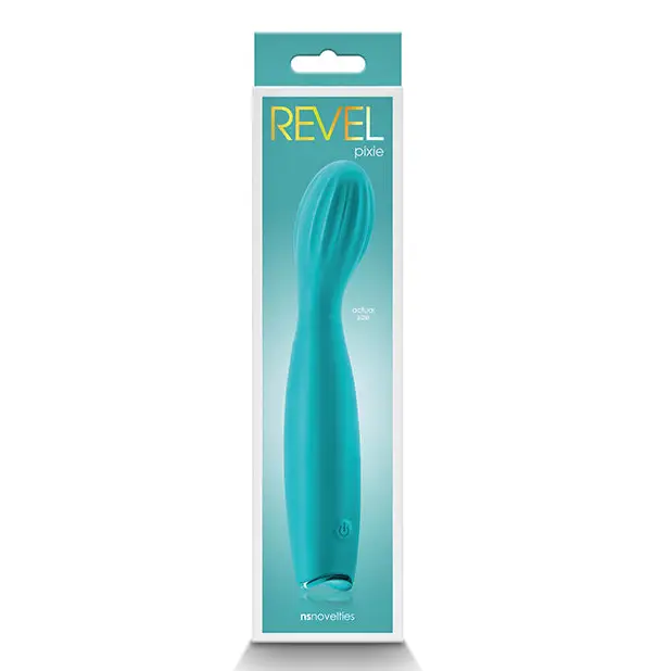 Revel Pixie G Spot Vibrator - Teal - Vibrators