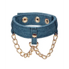 Ride ’Em Premium Denim Collection Ankle Cuffs - Bondage Blindfolds & Restraints